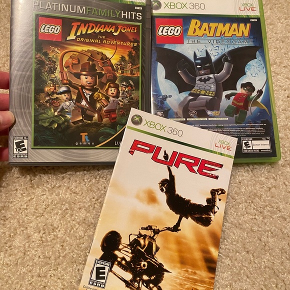 Lego Other - XBOX 360 Lego Indiana Jones, Batman & Pure games (3 games)